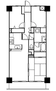 東京都国立市谷保【マンション】の間取り