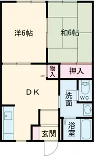 フレグランスフジC【1階】の間取り