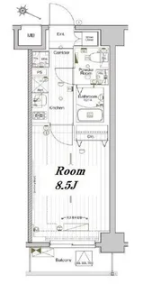 メイクスデザイン池袋EAST【2階】の間取り