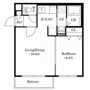 センティール大谷地【4階】の間取り