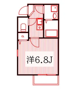 ヒルサイドテラス港南台【2階】の間取り