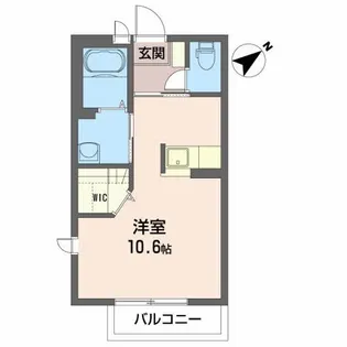 1Rの間取り画像