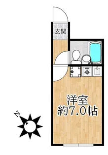 末広259【1階】の間取り