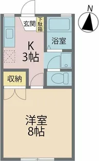 神奈川県相模原市緑区元橋本町【アパート】の間取り