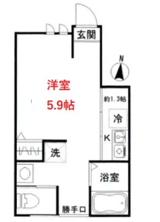 ロイヤル ウィステリア【1階】の間取り