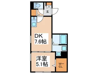 アズ浅草橋レジデンス【4階】の間取り