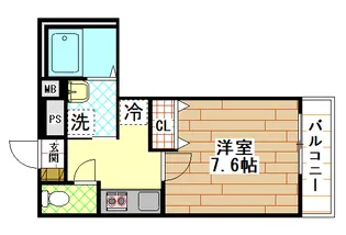 フジパレス俊徳道III番館【1階】の間取り