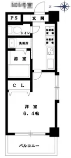 アザリー武蔵小杉【5階】の間取り