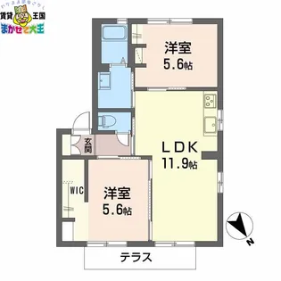 バリュージュRYO A棟【1階】の間取り