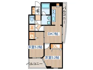 ロイヤルヒルズ表柴田【3階】の間取り