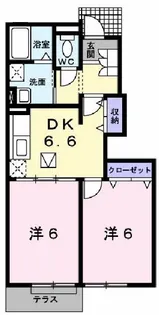 セレッソVIIエスタシオンB【1階】の間取り