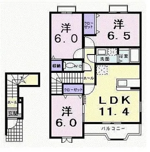 ソレイユ トロワ【2階】の間取り