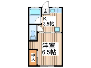 けやき荘【1階】の間取り