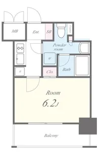 セイワパレス大今里【5階】の間取り