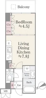 リバーパーク門前仲町【5階】の間取り