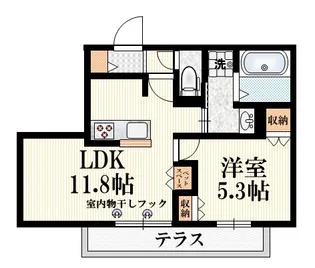 CASA CRECIA【1階】の間取り