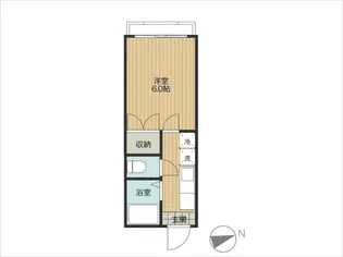 ピュアハウス【1階】の間取り