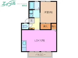 コリーナエスペランサ C棟【1階】の間取り