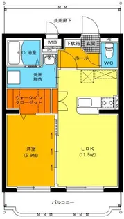 メゾンADACHI.SII【3階】の間取り