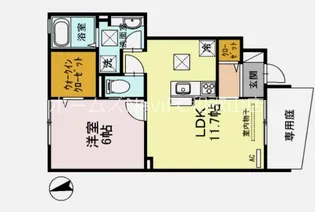 クロカンブッシュ【1階】の間取り