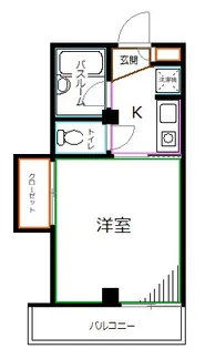 東京都中野区松が丘2【マンション】の間取り
