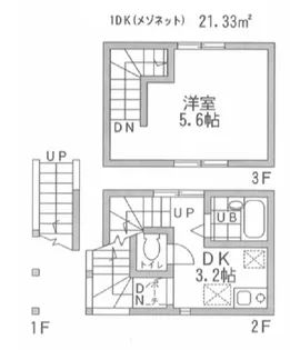 ヴィラ仲六郷の間取り