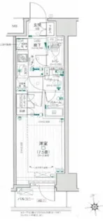デュオステージ蒲田【9階】の間取り