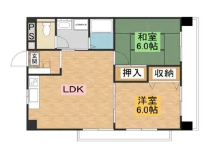 築港武智マンション【5階】の間取り