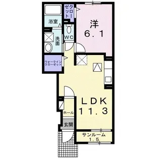 フィランソロピー 3【1階】の間取り