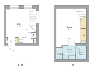 LEGALAND西五反田の間取り