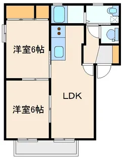 ボナール千吉良 D【1階】の間取り