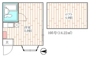 サントノーレ阿佐ヶ谷【1階】の間取り