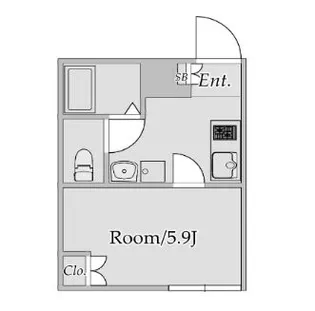 早稲田鶴巻町IMAハウス【2階】の間取り