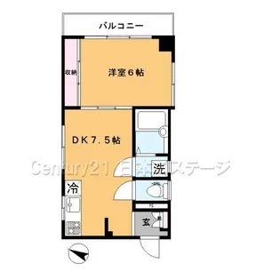 サンライズ・シバ【3階】の間取り