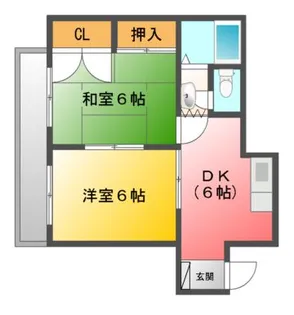 愛媛県宇和島市朝日町1【マンション】の間取り