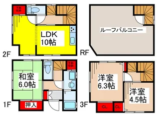 埼玉県川口市栄町1【一戸建】の間取り