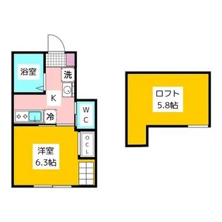 Agreable【2階】の間取り