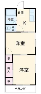 湘南グリーンハイム【3階】の間取り