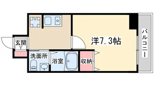 セイワパレス堂島シティ【6階】の間取り