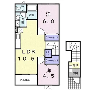 しなのA【2階】の間取り