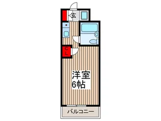 ベルシャトウ四谷【4階】の間取り