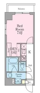 グランレスト文京茗荷谷【4階】の間取り