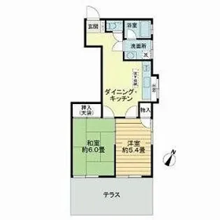 アテネハイツ【1階】の間取り