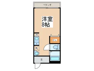 白龍ビル【2階】の間取り