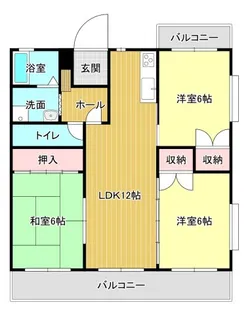 ルミエールJ【2階】の間取り