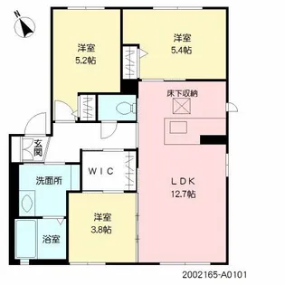セントリビエ【1階】の間取り