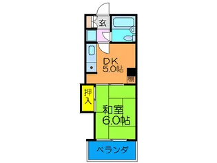 ダイアパレス住道ステーションスクエア【3階】の間取り