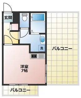 アニール【4階】の間取り