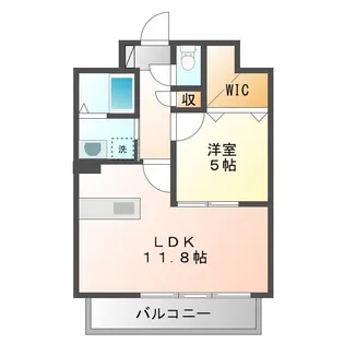 アルリシャー御領【2階】の間取り