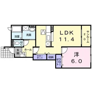 イリーデ【1階】の間取り